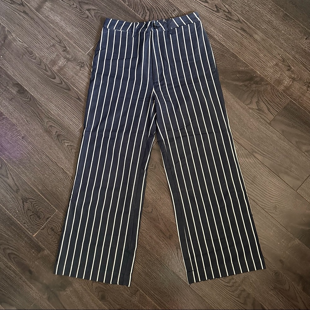 Rollas Striped Wide Leg Sailor Pant Sz 29